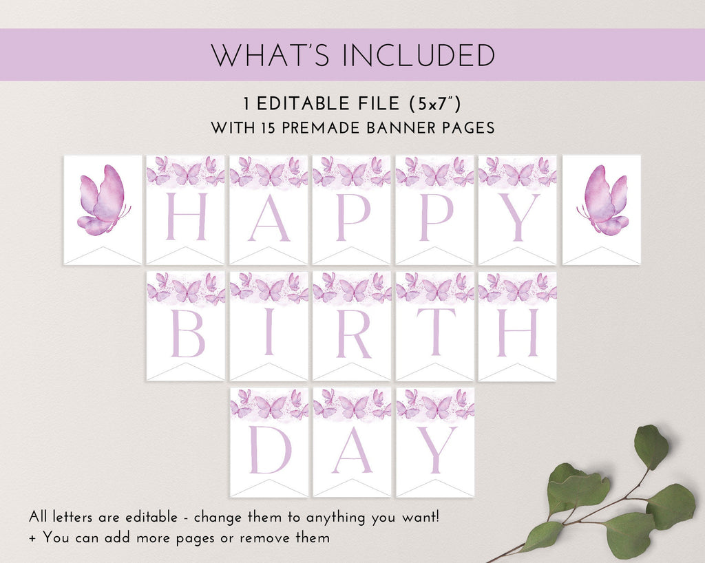 butterfly-birthday-banner-happy-birthday-banner-printable-1st-birthd-paperminx for Free Printable Purple Letters Free Printable Purple Happy Birthday Banner Butterfly Birthday Banner, Happy Birthday Banner Printable, 1st Birthd – PaperMinx for Free Printable Purple Letters Free Printable Purple Happy Birthday Banner